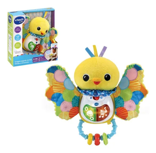 Sonajero Pajarito De Tela Melodias Ysensaciones Vtech