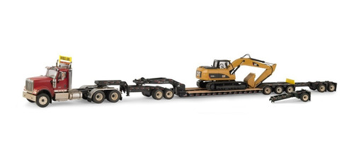 Lowboy Cama Baja International Hx520 Y Exc. 320d Escala 1/50