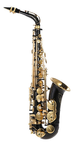 Saxofón Alto Eb De Latón Lacado Dorado 82z