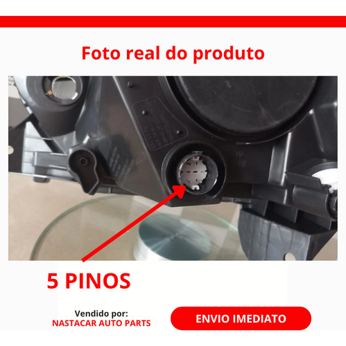 Farol Direito Cronos 17 2018 2019 20 2021 22 2023 2024 C/led