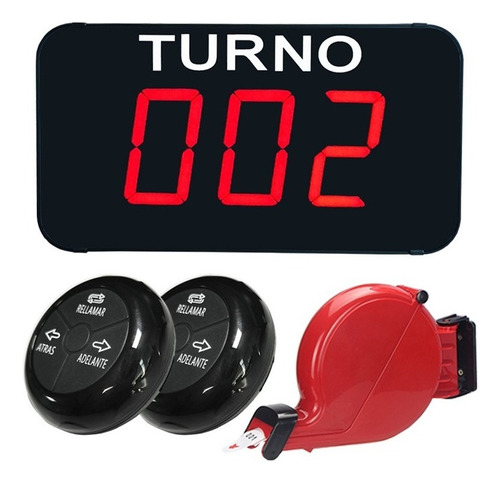 Kit Turnomatic Inalambrico + Dispensador De Nuemros+1 Rollo