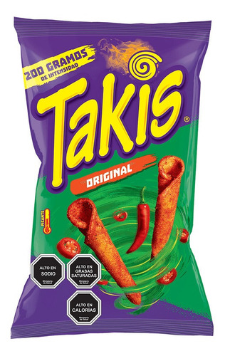 Imagen 2 de 2 de Takis Snack Original, Explosión X3un De 200g