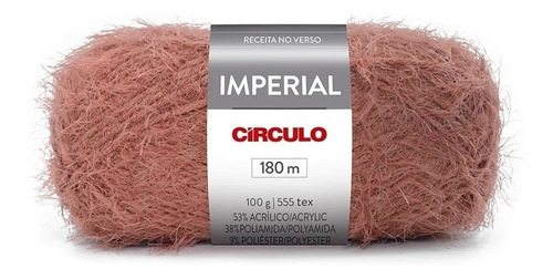 Lã Tricô Crochê Imperial Circulo 180m 100g (555 Tex) Cor 3290 - Boca