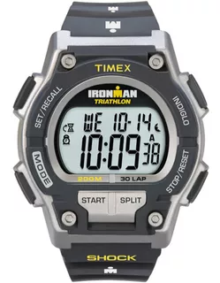 Reloj Timex Ironman Original 30 Shock Con Correa De Resina N