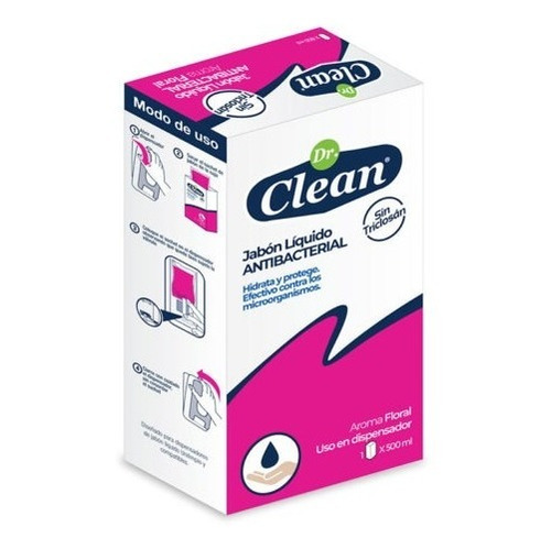Jabon Liquido Antibacterial Dr Clean 500 Ml