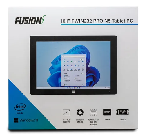Tablet Fusion5 Fwin232 Pro N5 De 10,1 Con Windows 11 De 8 G