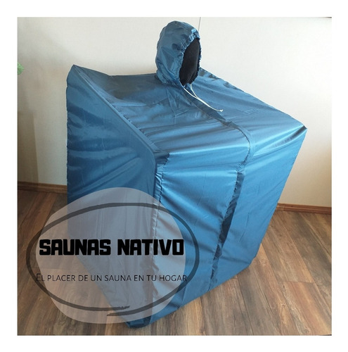 Imagen 2 de 7 de Sauna Nativo Portatil -con Capucha Y Piso (envio Gratis)