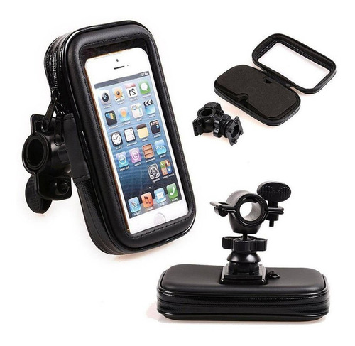 Suporte Case Capa Celular À Prova D'água 6,3'' Gps Moto Bike