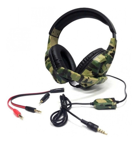 Headphone Gamer Camuflado Para Pc Ps4 Xbox 360 One Nintendo