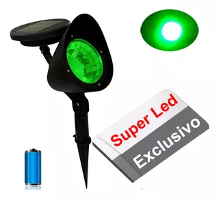 Luminária Luz Solar Spot Super Led Grama Jardim Promoção