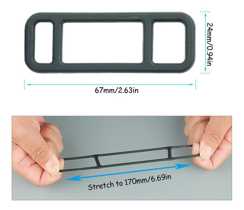 Banda De Silicona Para Bicicleta Correas De Montaje De Silic