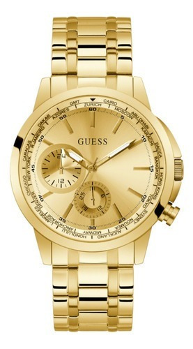 Reloj Guess Hombre Spec Gw0490g2 Color Dorado