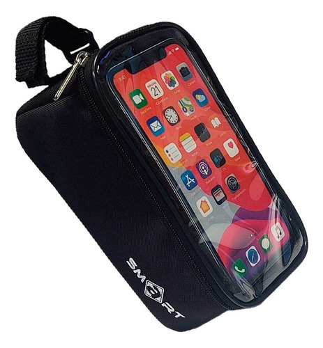 Bolso Porta Celular Delantero Bicicleta Manillar Y Cuadro