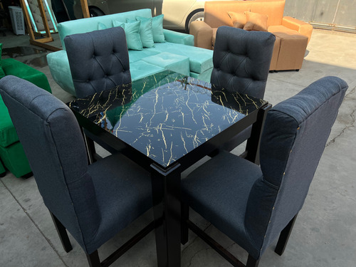 Comedor Moderno De 4 Sillas