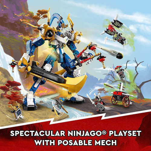 Lego Ninjago Jays Titan Mech 71785, Juego De Figuras De Acci