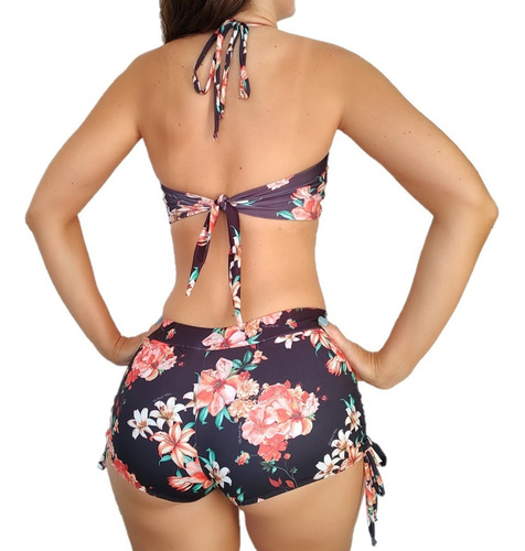 Imagem 4 de 8 de Biquíni Com Top - Shortinho Sunkini E Top Cropped