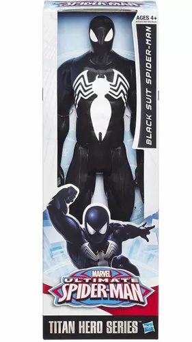 Boneco do Homem-Aranha Preto (19cm) - Action Figure Marvel - Zaplox  Colecionáveis