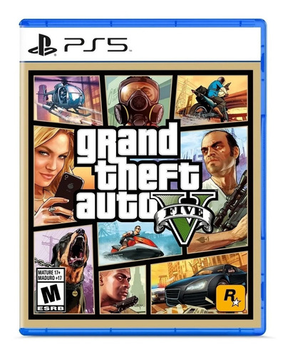 Imagen 1 de 3 de Gta V Grand Theft Auto 5 Ps5 Juego Fisico Sellado Sevengamer