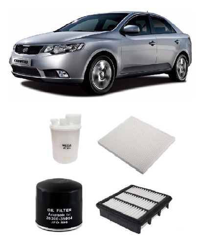 Kit Filtros Kia Cerato 1.6 2009 2010