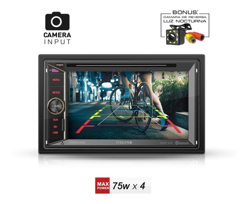 Imagen 2 de 8 de Autoestéreo Pantalla Táctil 6.2 Bluetooth Dvd/cd Usb Seelpro