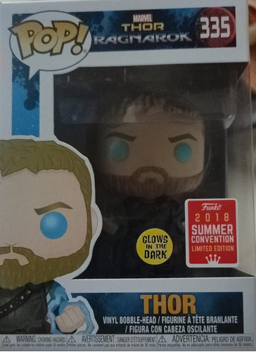 Funko Pop! Marvel Thor Ragnarok #335: Thor Glow Summer Conve