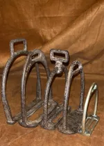 Comprar Estribos Lote De 5 Estribos Antiguos Uno Con Sello Raro