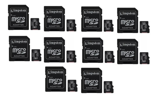 Combo X 10 Memoria Kingston 32gb Canvas Select Plus Oferta