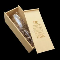Comprar 10 Sets De Caja Con Copon De Vino Cristal Rona Grabado Laser