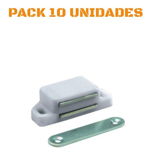 Reten Magnetico Blanco  Pack 10 Unidades