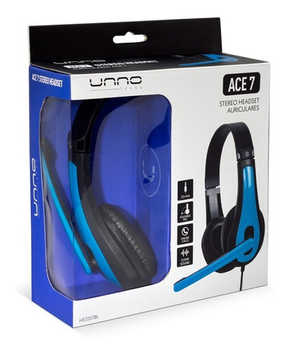 Imagen 4 de 4 de Audífonos 3.5 Mm Con Micrófono Ace 7 Unno Tekno