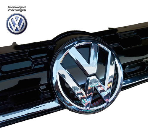 Grade Radiador Com Emblema Vw Saveiro Cross G6 Original