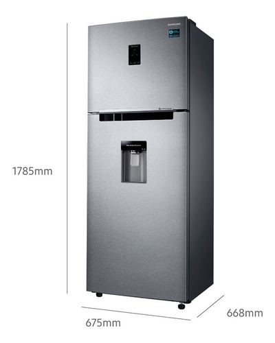 Heladera No Frost Inverter Samsung Rt38k5932sl 396lt