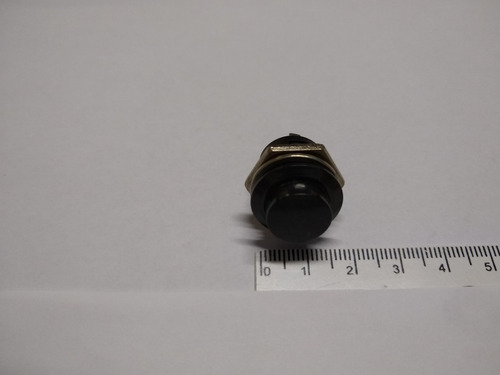 100 Peça - Chave Push Button Tipo Start - Bujão R13-507 Pt