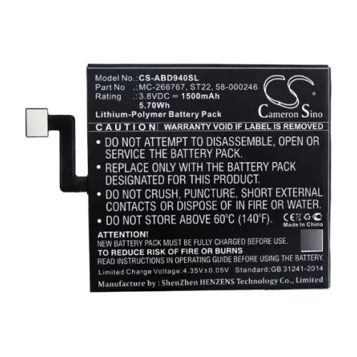 Batería Para Kindle 4 Abd940sl 1500mah 3.8v Tecnobattery