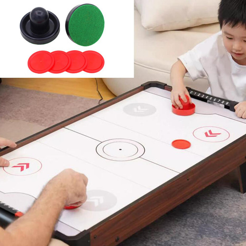 Empujadores De Air Hockey Y Discos De Air Azul Oscuro