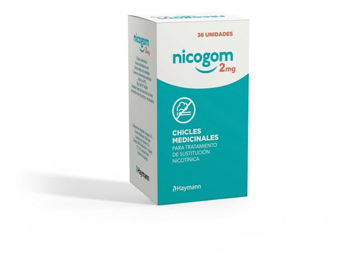 Nicogom 2mg (36 Chicles De Resinato De Nicotina)