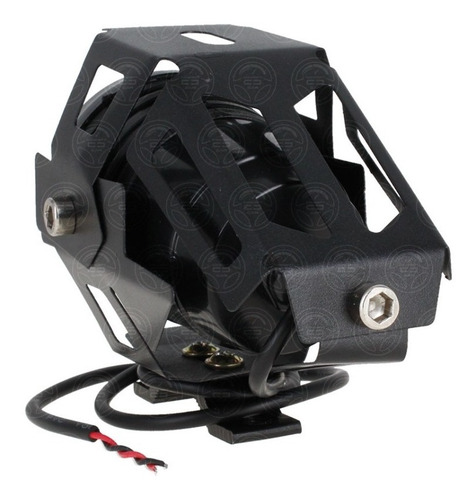 Faro Led Lupa Auxiliar U5 Estrobo Carcasa Moto Universal