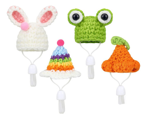 Gorro De Hámster De 4 Piezas Para Animales Pequeños Con Corr