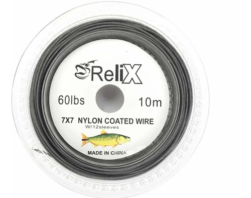 Cable De Acero Relix 60 Lb X 10m Pesca