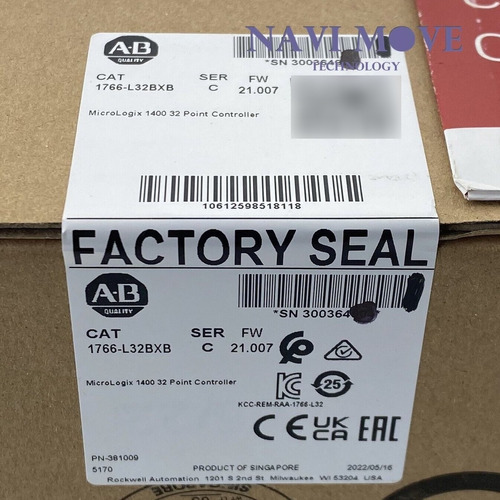 2022 New Sealed Allen-bradley 1766-l32bxb Micrologix 140 Ttw