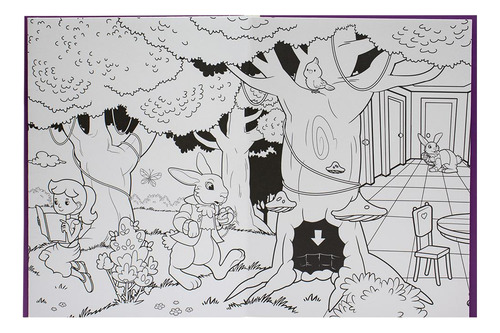 Panorama Para Ler E Colorir: Alice No País Da Maravilhas, De Papp International., Vol. 1. Editorial Todolivro, Capa Mole, Edição 1 Em Português, 2024