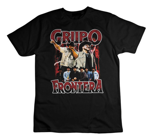 Playera Grupo Frontera, Regalo Para Fan Del Grupero Norteño