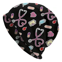 Comprar Gorro Quirurgico Enfermera,gorro Mujer,regalo Enfermera Estetoscopio Rosa Lisa Unitalla