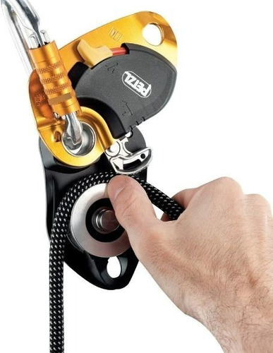 Polea Pro Traxion Petzl Bloqueadora Rescate Trabajo Vertical