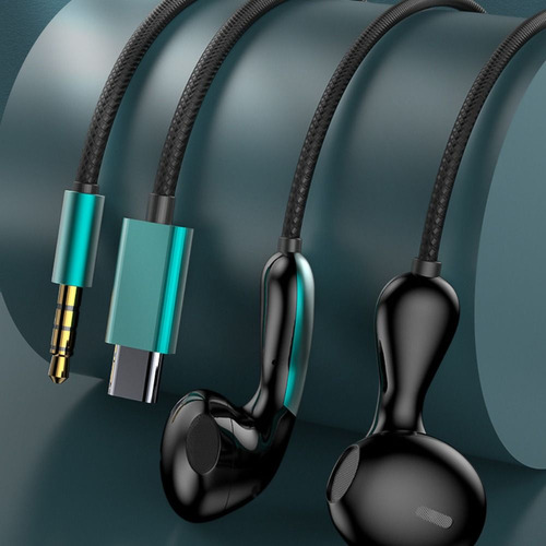 Auriculares Intraurales Con Cable De 3,5 Mm Tipo C Auricular