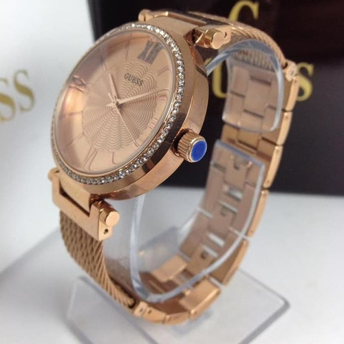 Relógio Guess W0638l4 Soho Rose Original Completo Com Caixa