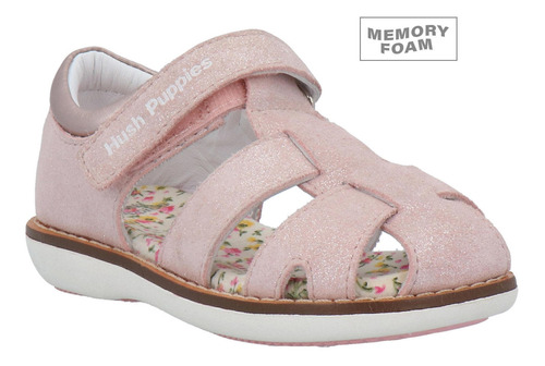 Sandalia Cuero Abaco Rosa Hush Puppies Kids