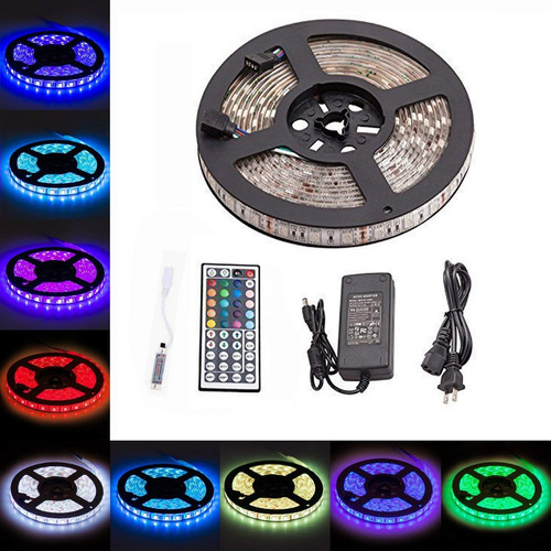 Ltrop Smd 5050 Rgb 300 Led De Luz De Tira Kit, 16 Pies 5m No