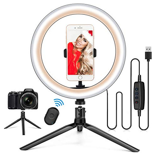 10.2  Ring Light With Stand Phone Soporte And Remote Desk Ut
