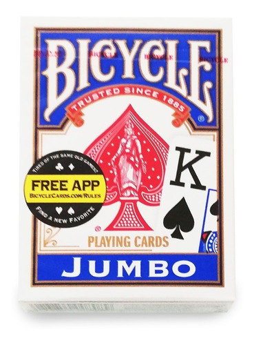 Cartas Bicycle Jumbo Originales Poker Cardistry Magia Nuevas